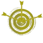 Three Golden Arrows on Target